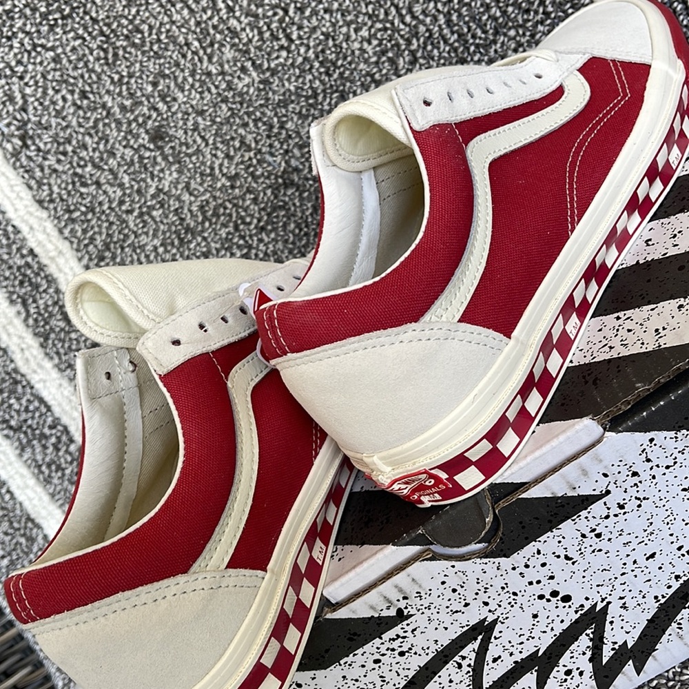 Vans Og Old Skool Lx Bumper Cars Marshmallow MENS - Picture 15 of 16
